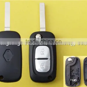 Hot Sell Renault 2 Button Remote Car Key Shell Flip Key Cover Case thumbnail-1