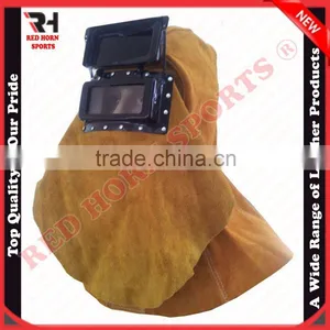Leather Welding Mask / Leather Welding Helmet / Heat Resistant thumbnail-2