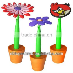 Promotional Silicone Ball Pen With Base thumbnail-1