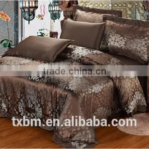 100% Silk Luxury Jacquard Bedding Set thumbnail-5