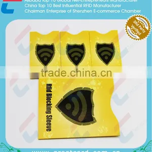 Customized RFID Passport Blocking Sleeve / PVC Card Sleeves thumbnail-1
