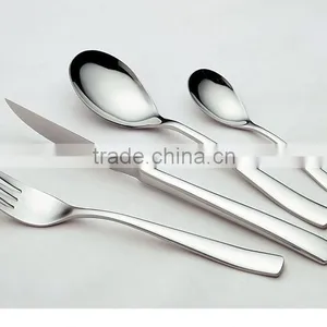 Italian Cutlery Stainless Steel Silver Hotel Flatware Set thumbnail-3