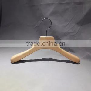 Clothes Clothing Type and Garment Usage Velvet Hangers Children Wood Hanger thumbnail-1