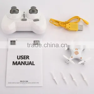Wholesale Toy Supplies Cheerson CX-10a 2.4G Remote Control Toys 4CH 6Axis RC Quadcopter Electronic Toys Mini rc Helicopters thumbnail-4