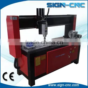 Statue Cnc Wood Router for Carving Round Timber and Square Timber Woodworking Rotary Machine for Sale thumbnail-2