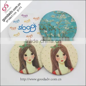 Customized Offset Full Color Printing Round Tin Mirror thumbnail-1
