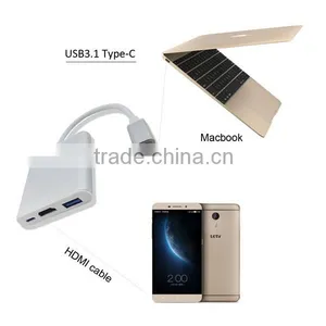 2016 Newest Design Usb3.1 Type c Hub Adapter for Laptop thumbnail-6