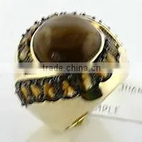 14k Gold Plated Fashion Luxury Ring thumbnail-1