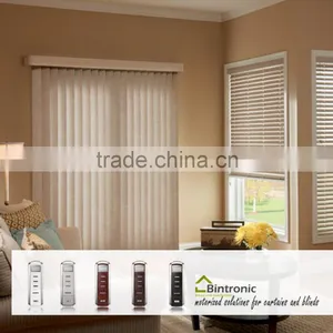 Bintronic Taiwan Electric Curtain Poles Tracks Accessroies Motorized Vertical Blinds Wireless Curtain Control thumbnail-5