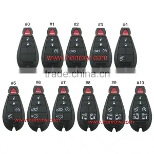 11pcs Remote Control Car Smart Key Case for Chrysler Key Shell Factory Direct Good Quality (old Model With Emergency Ke) thumbnail-1