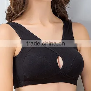 Women's Gym Yoga Running Boxing Active High Control Support Wireless Comfort Bra thumbnail-1