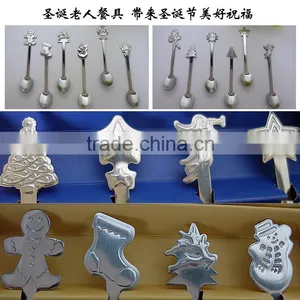 Exquisite Design Christmas Tree Stainless Steel Cutlery Set thumbnail-2