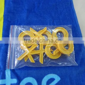 Reactive Printed Tic Tac Toe Game Towel/customer Printed Game Beach Towel XO Game Towel Printed Quality Choice thumbnail-3