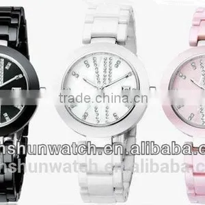 High Resistant Water Sport Girls Ceramic Watch Sapphire Galsses thumbnail-1