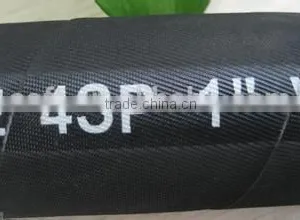 High Pressure Steel Wire Spiral Hydraulic Rubber Hose DIN EN 856 4SP thumbnail-1