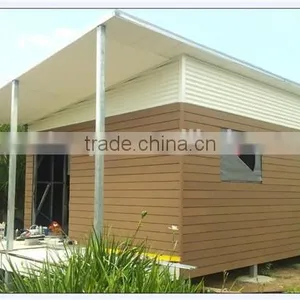 FRSTECH WPC STOCK CO LTD Tiny House 12 Square Meter Waterproof Anti-UV Stylish WPC House Russia Spruce Timber thumbnail-1