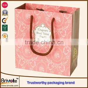 Factory Custom High Quality Shopping Paper Bag With Printing Logo Wholesale thumbnail-2