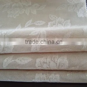 China Factory New Design 83/17 Nylon Spandex Peony Flower Patern Jacquard Fabric, Fashion Garments Jacquard Fabric thumbnail-2