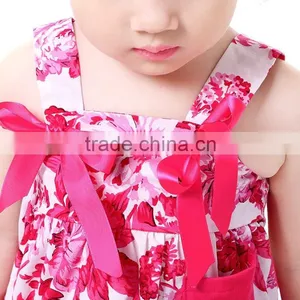 Children Clothing 2016 Pink Floral Swing Top Set Newborn Baby Clothes Quality Choice thumbnail-4