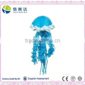 Plush Jelly Fish Blue Stuffed Jelly Fish Toy thumbnail-1
