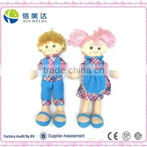 Plush Cute Boy and Girl Cloth Doll, Rag Doll thumbnail-1