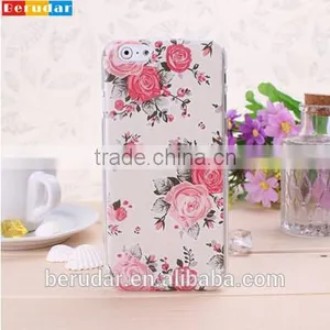 Flower Printing Cell Phone Case for Iphone 6 With Logo thumbnail-1