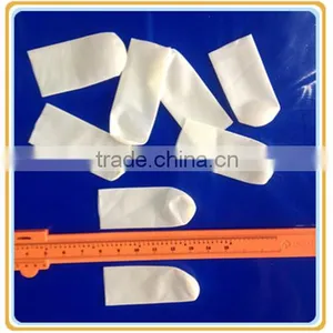 White Latex Sulphur Free Cleanroom Antistatic Finger Cot thumbnail-3