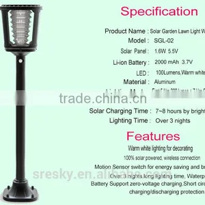 High Quality Cheap Standing Solar Lamp For Garden thumbnail-2