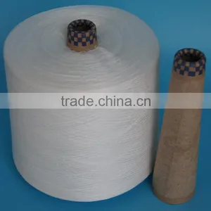 Manufacturer Directly Wholesale 52/2 Semi-dull 100% Polyester Yarn in Plastic or Paper Cone for Knitting and Weaving thumbnail-6