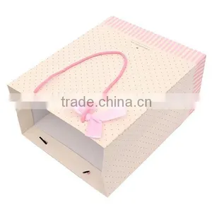 Sweet Light Color Paper Bag With Logo Print thumbnail-3