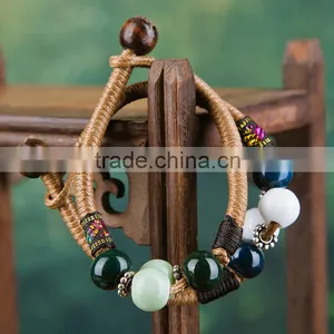 In Stock Wholoesale Jingdezhen Handmade Ceramic Bracelet Leather Bracelet Supplier's Choice thumbnail-2