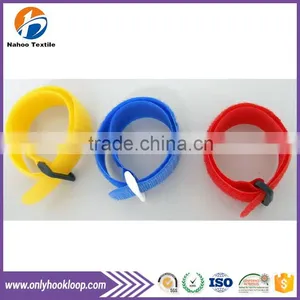 Printed Nylon Cable Ties With Hook and Loop, Supplier Cheap Hook Loop Cable Ties, Colorful Hook Loop Cable Ties thumbnail-1