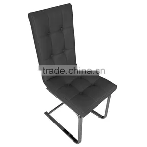 Fabric Chair With Metal Frame thumbnail-1