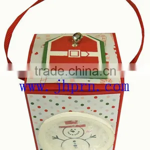 Handle Christmas Gift Box With Bell thumbnail-1