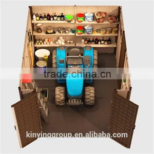 High Quality HDPE Plastic Garden Shed Tool Storage House thumbnail-1