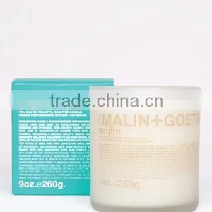9 oz Mojito Nature Scented Soy Wax Candle in Glass Jar thumbnail-1