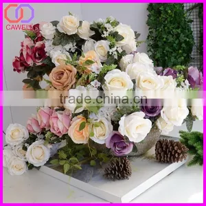 Fake Rose Bushes,artificial Wholesale Cabbage Rose thumbnail-6