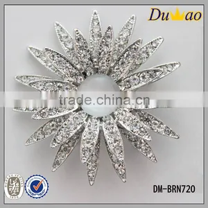 Colourful Brooch Metal Brooch Bulk Rhinestone Brooches thumbnail-4