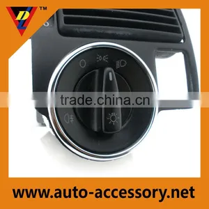 Chrome Light Switch Ring for vw Golf Accessories thumbnail-1
