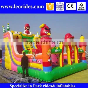 PVC Material Super Mario Slides Bouncer thumbnail-1
