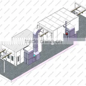 JF Custom Design Automatic Painting Line for 4s Car Shop thumbnail-3