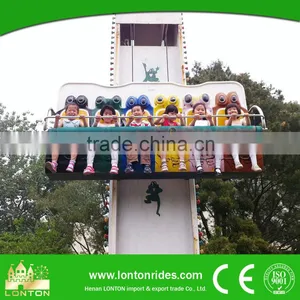 Outdoor Fun Rides Kiddie Amusement Free Fall Tower Rides for Sale thumbnail-3