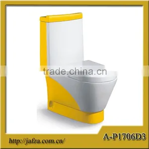1706D4 Sanitary Ware Fashional Washdown Toilet Water Closet Color Toilet thumbnail-4