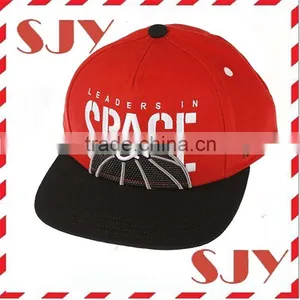 Two Tone Custom 3D Embroidrey Flat Brim Fitty Snapback Cap thumbnail-4