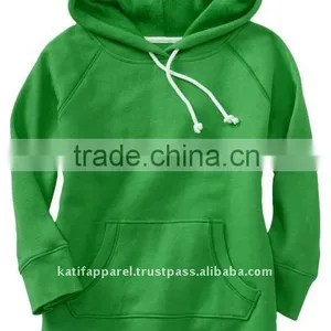 Green Fleece Hoodies thumbnail-1