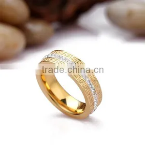 Gold Wedding Stainless Steel Ring Designs for Men thumbnail-1