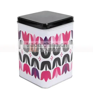 Gift Usage Square Tin Box With Costomer Printed thumbnail-1
