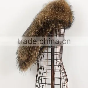 Lady's Soft Raccoon Fur Collar RC15 thumbnail-3