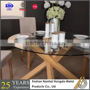 8mm Tempered Glass Round Dining Table Set thumbnail-4