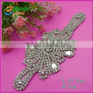 2016 Wholesale Accessories Fashion Hot Selling Rhinestone Applique for Bridal thumbnail-1